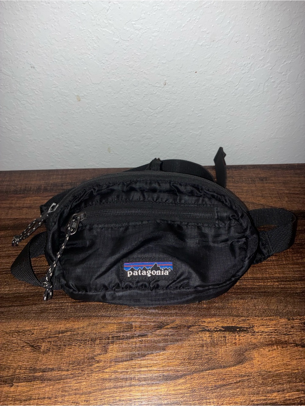 Patagonia Black Men’s Belt Bag with Subtle Logo Accent